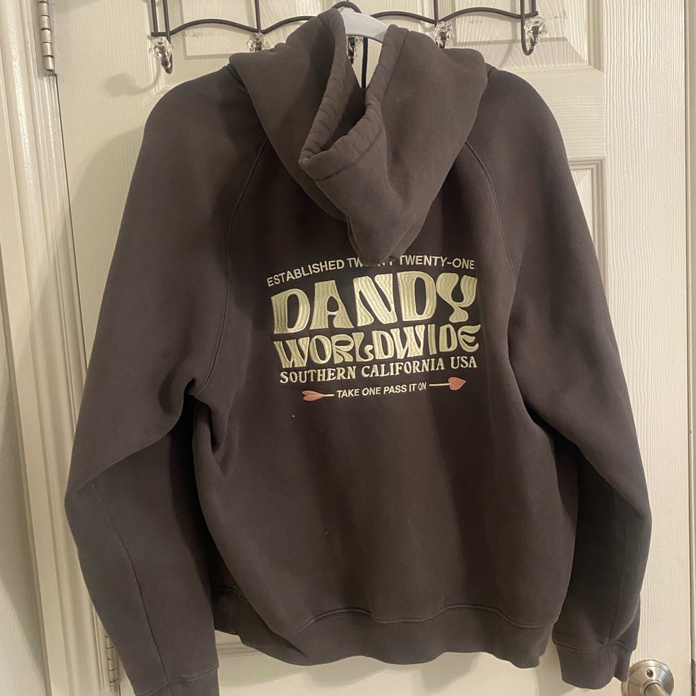 Dandy worldwide heart on sleeve hoodie